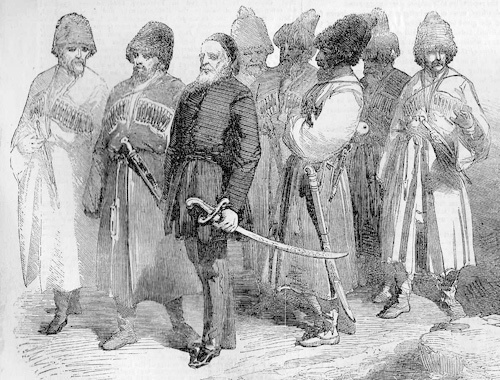 Fragment: Delegation of Circassian Elders to Sultan, 1856. Borrowed from http://heku.ru