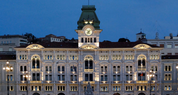 Italy, Piazza Unità d'Italia,Trieste City Hall. August 29, 2010. Photo by Davide Oliva, www.flickr.com/photos/davideoliva 

