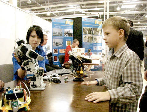Southern Federal University at the Second Festival of Sciences of Southern Russia. Rostov-on-Don, October 8, 2011. Photo by Natalia Bazhenova for the "Caucasian Knot"