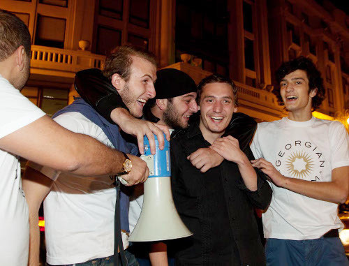  

In Tbilisi streets after voting at parliamentary elections in Georgia, October 1, 2012. Photo by Aziz Karimov for the "Caucasian Knot"