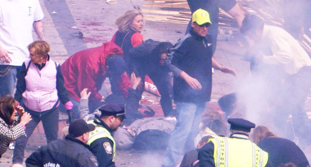 After the terror acts at Boston Marathon finish line. April 15, 2013. Photo by Aaron "tango" Tang, http://www.flickr.com/photos/hahatango/8652857375/in/set-72157633252445135 After the terror acts at Boston Marathon finish line. April 15, 2013. Photo by Aaron "tango" Tang, http://www.flickr.com/photos/hahatango/8652857375/in/set-72157633252445135