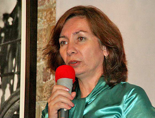 Natalia Estemirova. Photo from http://www.hro.org/