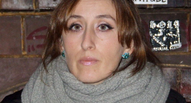 At the meeting with German public, Zara Murtazalieva told about violations of human rights in the Russian colonies. Hamburg, November 9, 2013. Photo by Edita Badasyan for the ‘Caucasian Knot’. 