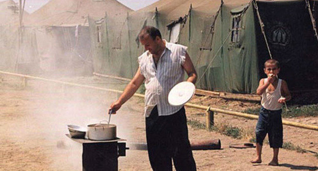 Ingushetia, refugee camp. By Magomedov Said for "Caucasian Knot" Ingushetia, refugee camp. By Magomedov Said for "Caucasian Knot"