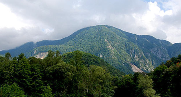 The valley of the Mzymta river. Photo of "Caucasian Knot" The valley of the Mzymta river. Photo of "Caucasian Knot"