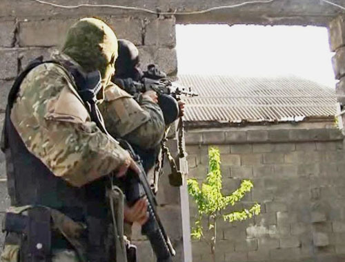 Special operation in Khasavyurt. April 24, 2014. Photo http://nac.gov.ru/