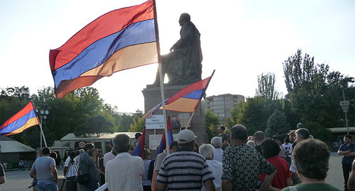 According to the data of "Amnesty International", in Armenia Shant Arutyunyan, the leader of the "Tsegakron" Party, together with the participants of the protest action held on November 5, 2013, and Volodya Avetisyan, a retired Colonel, are considered as political prisoners. Photo by Armine Martirosyan According to the data of "Amnesty International", in Armenia Shant Arutyunyan, the leader of the "Tsegakron" Party, together with the participants of the protest action held on November 5, 2013, and Volodya Avetisyan, a retired Colonel, are considered as political prisoners. Photo by Armine Martirosyan