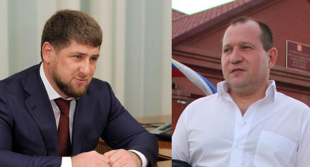 Ramzan Kadyrov (left) and Igor Kalyapin (right). Photo by Magomed Magomedov for the ‘Caucasian Knot’, Government.ru https://ru.wikipedia.org/ Ramzan Kadyrov (left) and Igor Kalyapin (right). Photo by Magomed Magomedov for the ‘Caucasian Knot’, Government.ru https://ru.wikipedia.org/