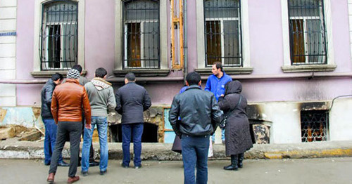Headquarters of the Popular Front Party of Azerbaijan. Baku. Photo by Aziz Karimov for the "Caucasian Knot" Headquarters of the Popular Front Party of Azerbaijan. Baku. Photo by Aziz Karimov for the "Caucasian Knot"