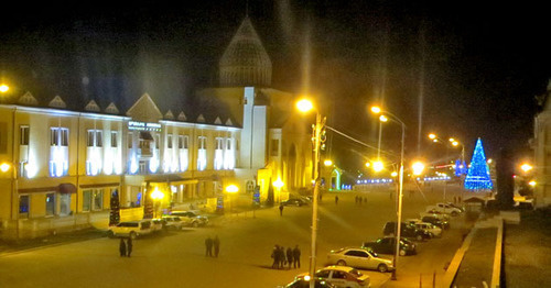 The Central Square in Stepanakert. Nagorno-Karabakh, December 28, 2014. Photo by Alvard Grigoryan for the "Caucasian Knot" The Central Square in Stepanakert. Nagorno-Karabakh, December 28, 2014. Photo by Alvard Grigoryan for the "Caucasian Knot"