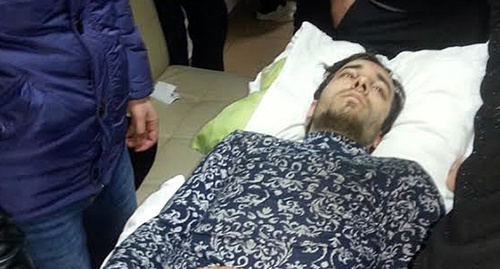 Magomed Aushev. Screenshot from the ‘Caucasian Knot’ video. Magomed Aushev. Screenshot from the ‘Caucasian Knot’ video.