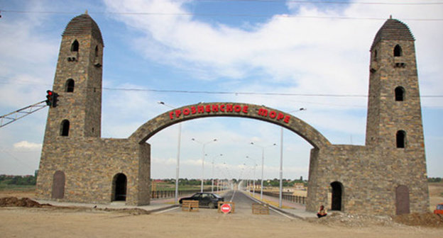 Archway at the dam of the Chernorechensk Water Reservoir. Photo by Magomed Magomedov for the ‘Caucasian Knot’. 