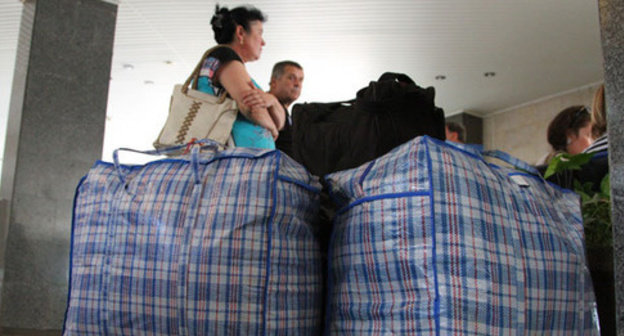 Ukrainian refugees. Photo: Volgograd Administration website, http://www.volganet.ru/news/2957/