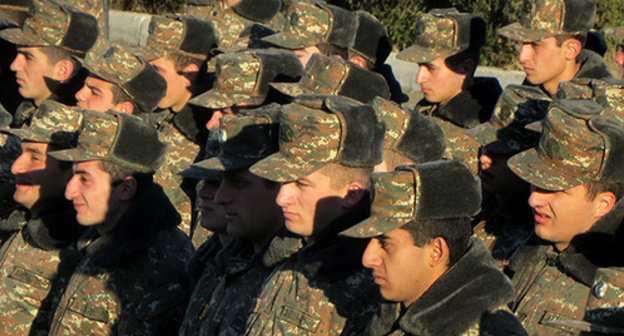 Servicemen of one of the military units in Nagorny Karabakh. Photo by Alvard Grigoryan for the ‘Caucasian Knot’. Servicemen of one of the military units in Nagorny Karabakh. Photo by Alvard Grigoryan for the ‘Caucasian Knot’.