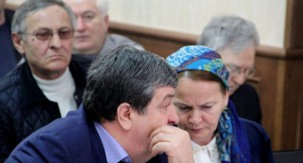 Advocate Alaudi Musaev at the court session. Photo by Magomed Tuaev for the "Caucasian Knot"
