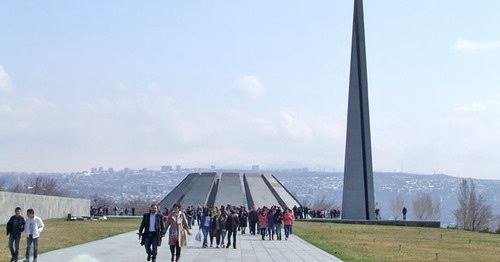 The memorial complex to the victims of the Armenian Genocide "Tsitsernakaberd". Yerevan. Photo by Edita Badasyan for the "Caucasian Knot"