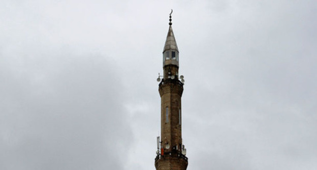 Mosque minaret. Photo by Magomed Magomedov for the "Caucasian Knot" Mosque minaret. Photo by Magomed Magomedov for the "Caucasian Knot"