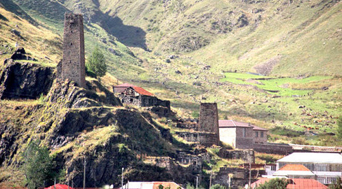 A high mountain village. Georgia. Photo by Magomed Magomedov for the "Caucasian Knot"