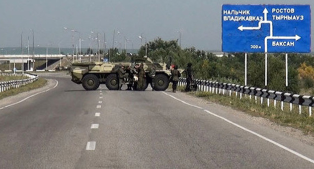 Special operation in Baksan District of Kabardino-Balkaria, July 14, 2015. Photo: http://nac.gov.ru