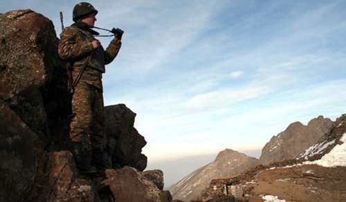 On the contact line in the Karabakh conflict zone. Photo: Defence Ministry of Armenia, Mil.am On the contact line in the Karabakh conflict zone. Photo: Defence Ministry of Armenia, Mil.am