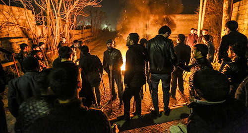 Protest rally in Nardaran, November 26, 2015. Photo by Aziz Karimov for the ‘Caucasian Knot’. 