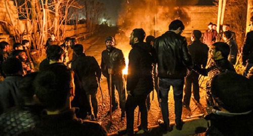 Protests in the village of Nardaran. Azerbaijan, November 26, 2015. Photo by Aziz Karimov for the "Caucasian Knot" Protests in the village of Nardaran. Azerbaijan, November 26, 2015. Photo by Aziz Karimov for the "Caucasian Knot"