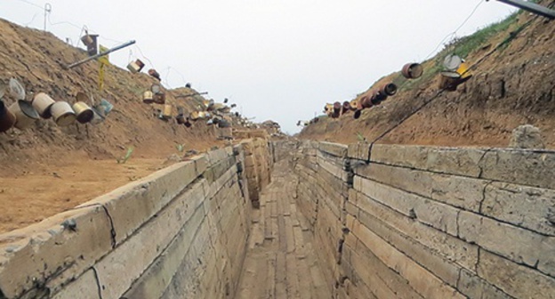 Dug-in positions of the Army of Nagorno-Karabakh, January 2015. Photo by Alvard Grigoryan for the ‘Caucasian Knot’. 