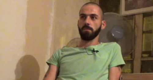 Artak Gevorgyan. Screenshot from the ‘Caucasian knot’ video about ‘Counterstike’ art group. 