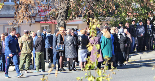 Vladimir Tskaev's funeral. The village of Koban, North Ossetia, November 4, 2015. Photo by Emma Marzoeva for the "Caucasian Knot"