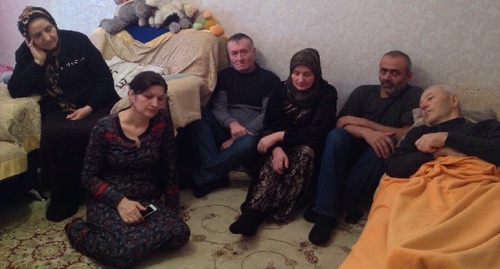 Hunger-strikers in Makhachkala. Photo by the advocate Sapiyat Magomedova