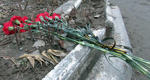 Flowers laid in memory of people killed in the explosion at a residential building in Volgograd. Photo by Vyacheslav Yaschenko for the ‘Caucasian Knot’.  