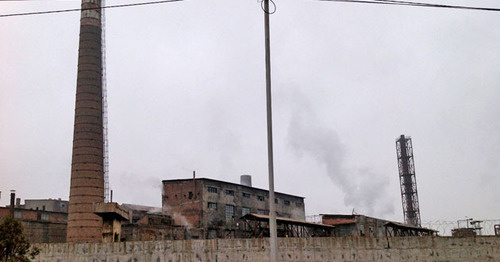 The "Electrozink" plant. Photo http://www.yabloko.ru/" The "Electrozink" plant. Photo http://www.yabloko.ru/"