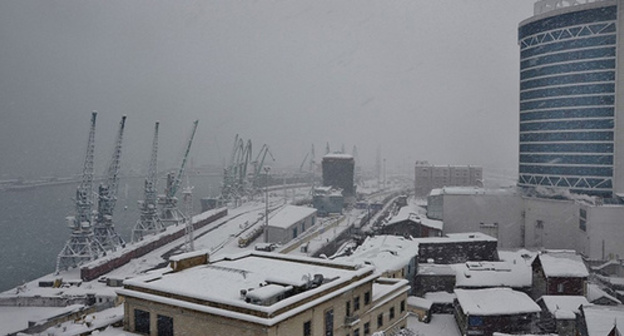 Port of Batumi during snowfall, January 3, 2016. Photo: puerrtto.livejournal.com Port of Batumi during snowfall, January 3, 2016. Photo: puerrtto.livejournal.com