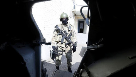 The Russian FSB officer. Photo: Gennady Anosov / Yugopolis The Russian FSB officer. Photo: Gennady Anosov / Yugopolis
