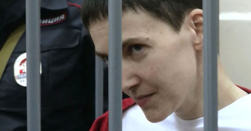 Nadezhda Savchenko. Photo: Andrey Kovalev (RFE/RL)