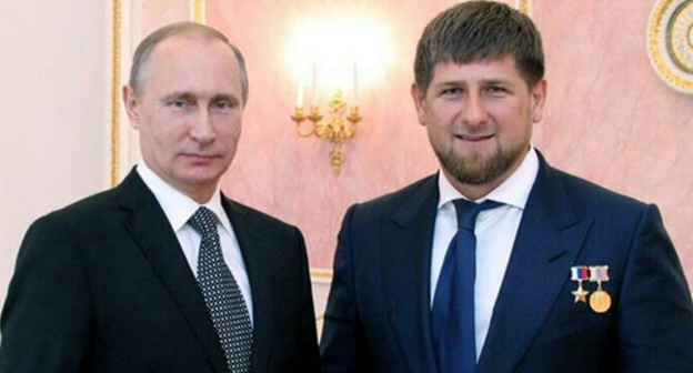 Russian President Vladimir Putin and head of Chechnya Ramzan Kadyrov. Photo: Instagram.com/kadyrov_95 Russian President Vladimir Putin and head of Chechnya Ramzan Kadyrov. Photo: Instagram.com/kadyrov_95