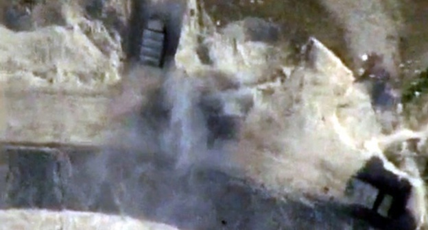 A fire attack by Azerbaijani artillery on enemy positions. Screenshot from the video, Mod.gov.az A fire attack by Azerbaijani artillery on enemy positions. Screenshot from the video, Mod.gov.az