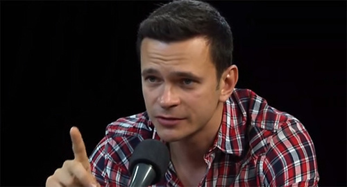 Ilya Yashin. Photo: screenshot of a video "Towards the elections", https://www.youtube.com/watch?v=nd9QEOH-dh4