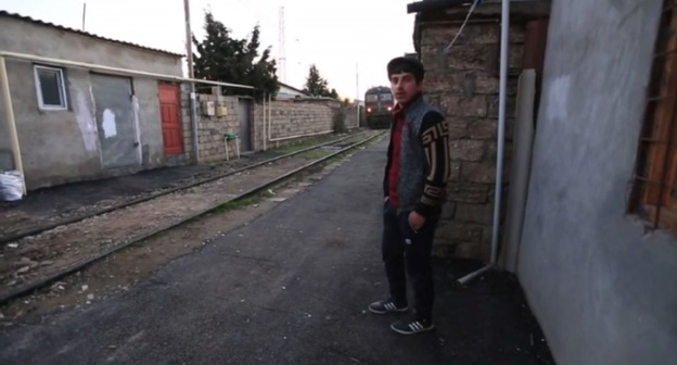 Baku neighbourhood "Shanghai". Screenshot from the video posted by the ‘Caucasian Knot’. 