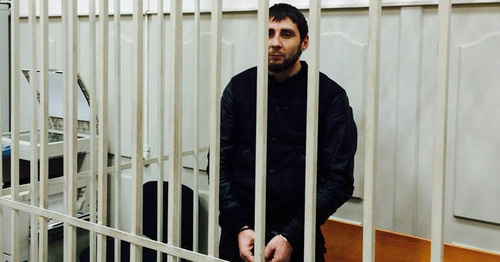 The defendant Zaur Dadaev. Photo by the "Caucasian Knot"