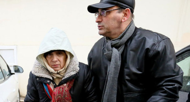 The rights defender Leyla Yunus and her husband Arif Yunus after release. Baku, December 2015. Photo by Aziz Karimov for the "Caucasian Knot"