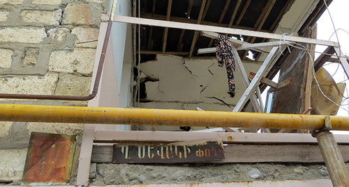 More than 110 houses, schools, electrical transmission networks, administrative and public buildings were damaged in the settlements of Nagorno Karabakh by the shelling from the territory of Azerbaijan. Photo by Alvard Grigoryan for the "Caucasian Knot" More than 110 houses, schools, electrical transmission networks, administrative and public buildings were damaged in the settlements of Nagorno Karabakh by the shelling from the territory of Azerbaijan. Photo by Alvard Grigoryan for the "Caucasian Knot"
