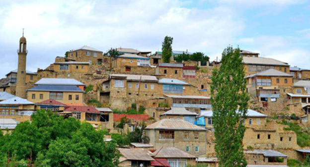 The village of Sogratl of the Gunib District of Dagestan. Photo: Shamil Amirov http://odnoselchane.ru/" The village of Sogratl of the Gunib District of Dagestan. Photo: Shamil Amirov http://odnoselchane.ru/"