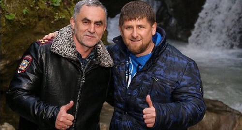 Nazhud Guchigov and Ramzan Kadyrov. Photo: Instagram.com/guchigov_095