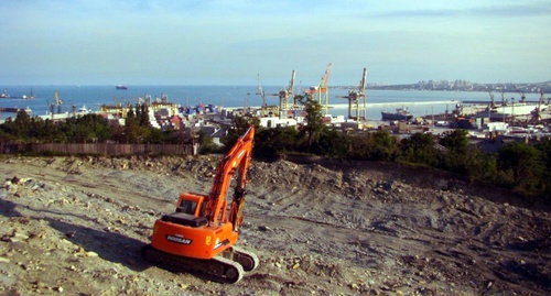 The territory where the construction works of a quarry are carried out in Novorossiysk. Photo: Ewnc.org The territory where the construction works of a quarry are carried out in Novorossiysk. Photo: Ewnc.org