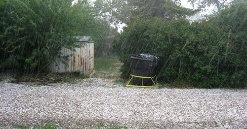 Hail. Photo Flickr/Trevor Manternach Hail. Photo Flickr/Trevor Manternach