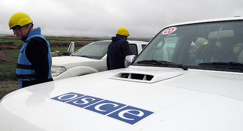 The OSCE mission in Nagorno-Karabakh. October 2015. Photo by Alvard Grigoryan for the "Caucasian Knot"