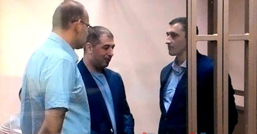 Karnik Aslanyan, Sergey Zirinov and Amar Suloev (to the right). Photo http://www.donnews.ru/
