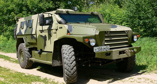 The Tiger armoured vehicle. Photo: http://suvcar.ru/gaz-2330-tigr-2005-foto/ The Tiger armoured vehicle. Photo: http://suvcar.ru/gaz-2330-tigr-2005-foto/