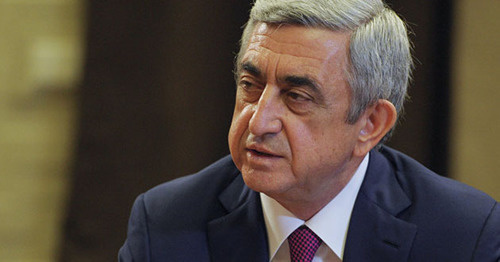 Serzh Sargsyan. Photo: Sputnik / Alexei Druzhinin. Serzh Sargsyan. Photo: Sputnik / Alexei Druzhinin.